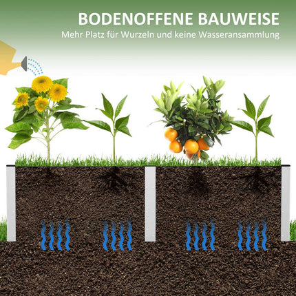 Hochbeet 200x50x56cm für Gemüse & Kräuter