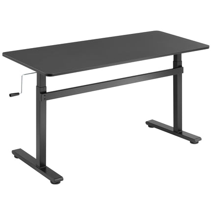 Schreibtisch hoch/tief Manuell 140x60cm Sv