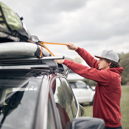 Ratchet Straps Set, 4-Pack, Polyester, Load Securing