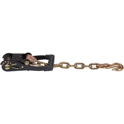 Ratchet Tire Straps 2 x 120 in, Chain Anchors, 4-Pack