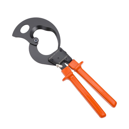 Ratcheting Cable Cutter, 1000 MCM, Quick-Release; PVC Handles