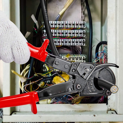 Ratcheting Cable Cutter 10-Inch, 240 mm², Quick-Release