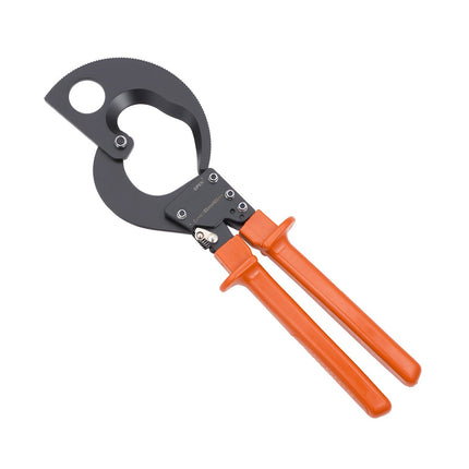 Ratcheting Cable Cutter 800 MCM, Quick-Release, PVC Handles
