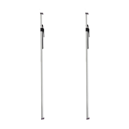 Ratcheting Cargo Bar Set, 89–104 in, Steel, 2 Pack
