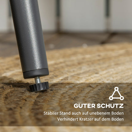 Rattan-Gartensitz für 2 Personen mit Kissen, dunkelgrau