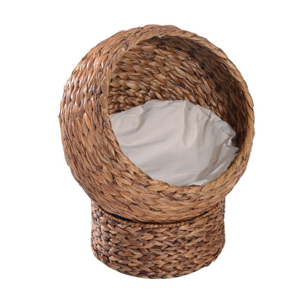 Rattan-Katzenbett mit Kissen – Bequemes und stilvolles Design