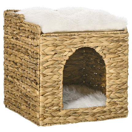 Rattenhöhle mit Kissen, 2 Ebenen für Katzen bis 5 kg