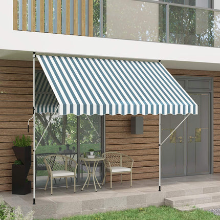 Rattan-Gartenmöbel – 3-teiliges Balkonset, Kissen Khaki