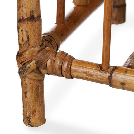 Zeitungsständer aus Rattan – 2 Fächer, natürlicher Charme