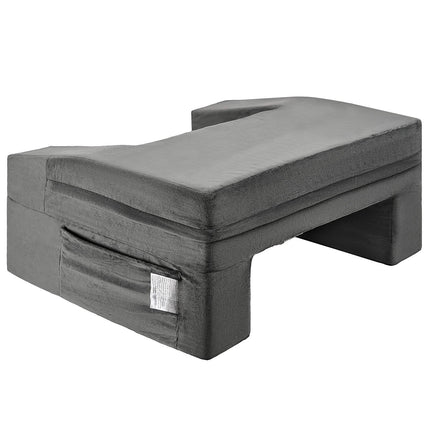 Reading Pillow with Lap Desk, Memory Foam, Pockets, Cup Holder