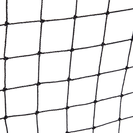 Fußball-Rebounder-Netz mit verstellbarem Winkel – Rot und Schwarz