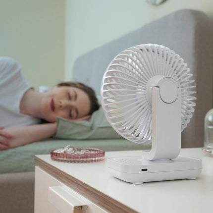 Wiederaufladbarer Tischventilator Fanrec InnovaGoods Ø5,4'' 3600 mAh / 13,3 W