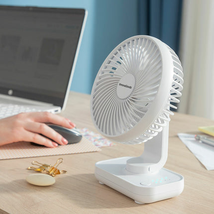 Wiederaufladbarer Tischventilator Fanrec InnovaGoods Ø5,4'' 3600 mAh / 13,3 W