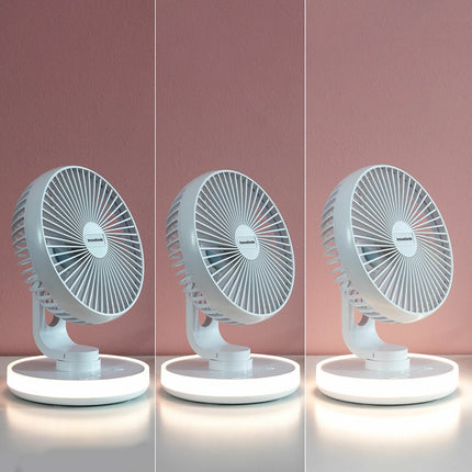 Wiederaufladbarer Tischventilator mit LED FanLed InnovaGoods Ø6,6'' 4000 mAh