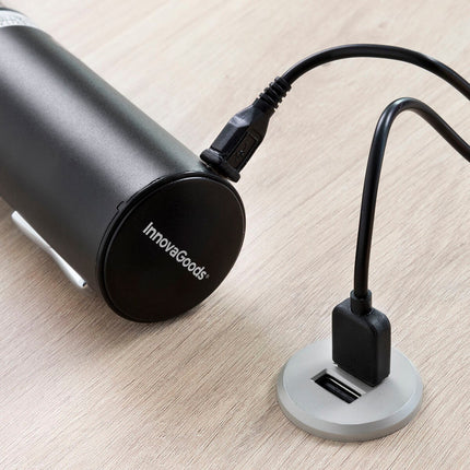 Dobíjecí elektrická vývrtka s příslušenstvím na víno Corklux InnovaGoods