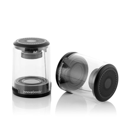 Dobíjecí magnetické bezdrátové reproduktory Waveker InnovaGoods, 2 ks