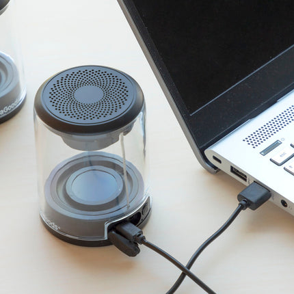 Dobíjecí magnetické bezdrátové reproduktory Waveker InnovaGoods, 2 ks