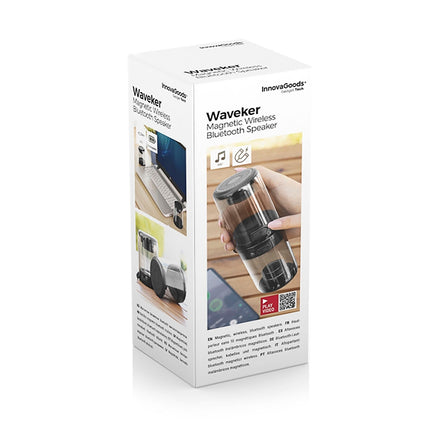 Dobíjecí magnetické bezdrátové reproduktory Waveker InnovaGoods, 2 ks