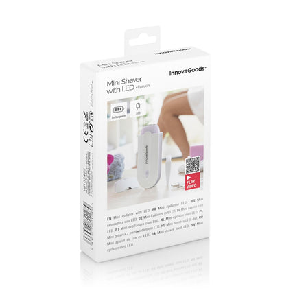Wiederaufladbarer Mini-Rasierer mit LED-Licht Epiluch InnovaGoods