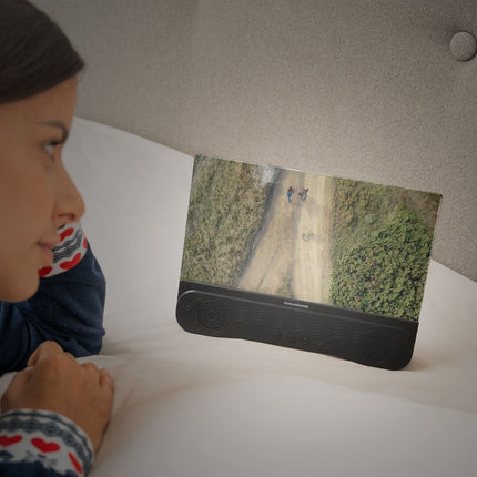 Wiederaufladbarer Bildschirmlupe mit Lautsprecher für Mobiltelefone Screenier InnovaGoods