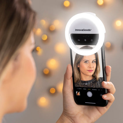Dobíjecí selfie kruhové světlo Instahoop InnovaGoods