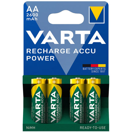 Wiederaufladbarer Akku AA 2600 mAh 4er-Pack