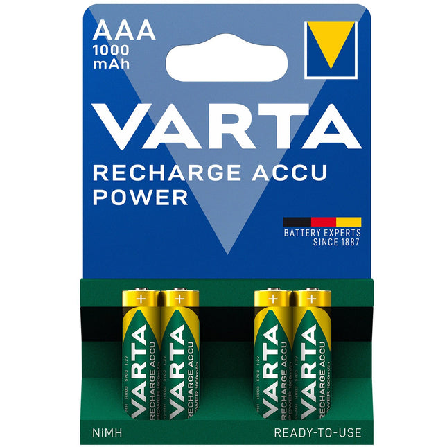 Wiederaufladbarer Akku AAA 1000 mAh 4er-Pack