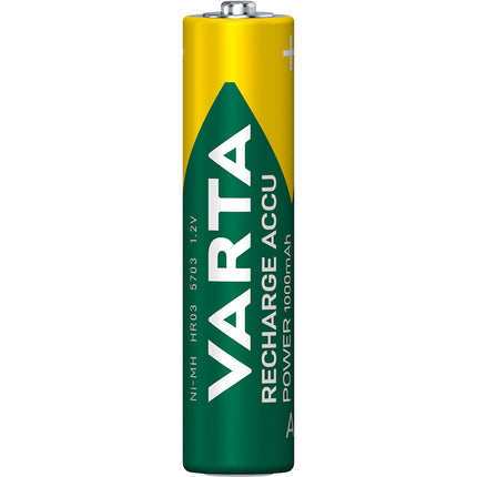 Wiederaufladbarer Akku AAA 1000 mAh 4er-Pack