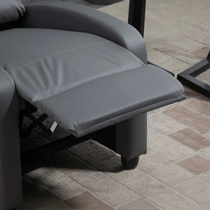 Recliner Chair with Massage, Adjustable Backrest, Grey