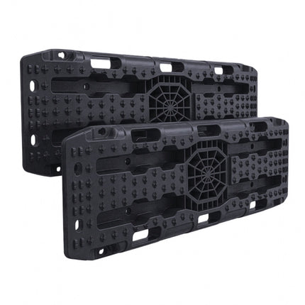Recovery Boards Set of 2 for Sand, Mud and Snow, 10 Tonne Load, Black