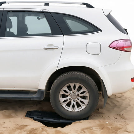 Recovery Boards Set of 2 for Sand, Mud and Snow, 10 Tonne Load, Black