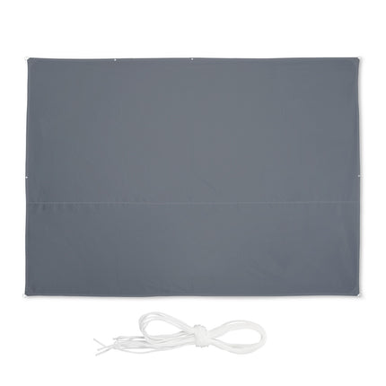 Rectangular Grey Shade Sail, UV Protection, Water-Repellent