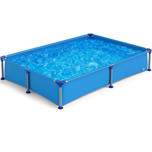 Rectangular Metal Frame Kids Pool, 2.28m x 1.59m x 42cm