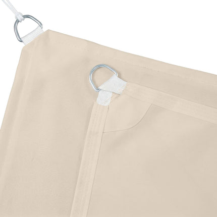 Rechteckiges Sonnensegel, Beige UV-Sonnenschutz mit Tasche