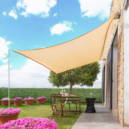 Rectangular Shade Sail Shazail InnovaGoods 2 x 3 m - Beige