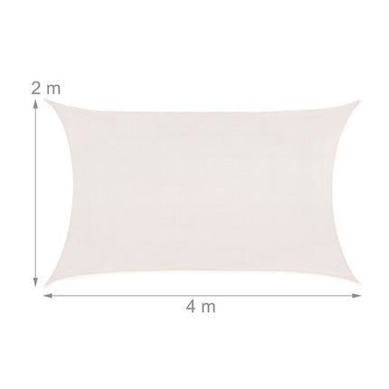 Rectangular awning HDPE