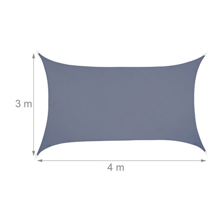 Rechteckige Markise aus Polyester