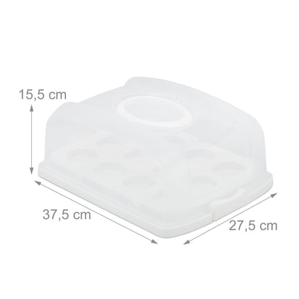 Rectangular cake box