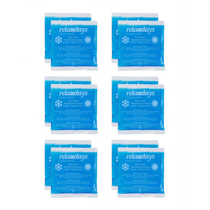 Rectangular cooling lamps in a set of 12