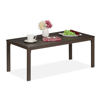 Rectangular garden table