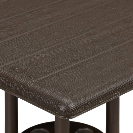 Rectangular garden table