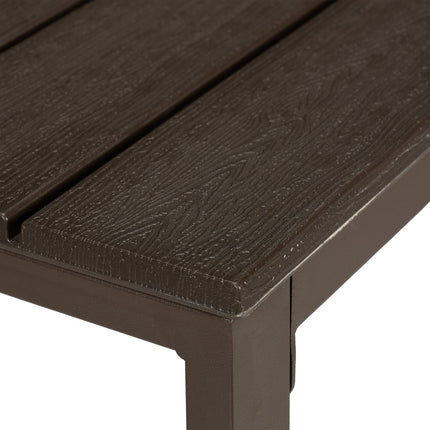 Rectangular garden table
