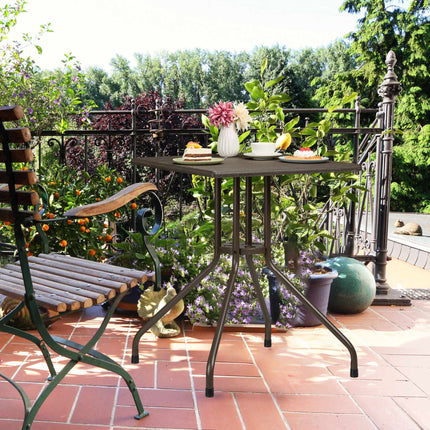 Rectangular garden table