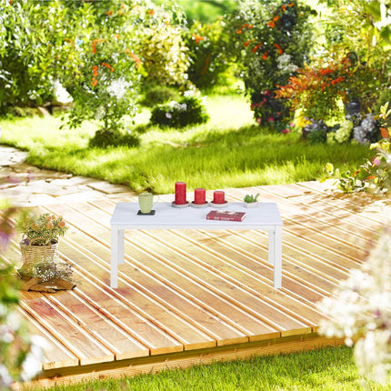 Rectangular garden table