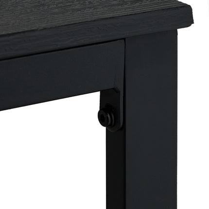 Rectangular garden table in wood look