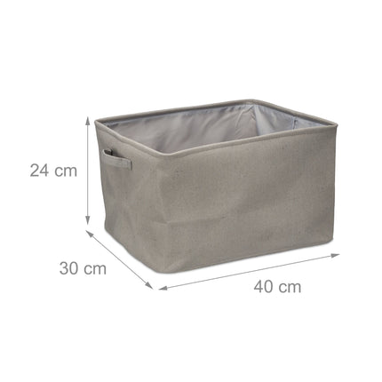 Rectangular storage basket