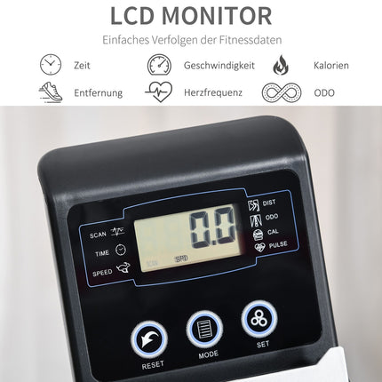 Liegefahrrad, LCD-Display, 8 Widerstandsstufen
