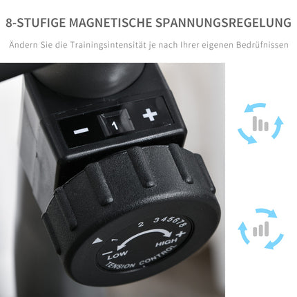 Liegefahrrad, LCD-Display, 8 Widerstandsstufen