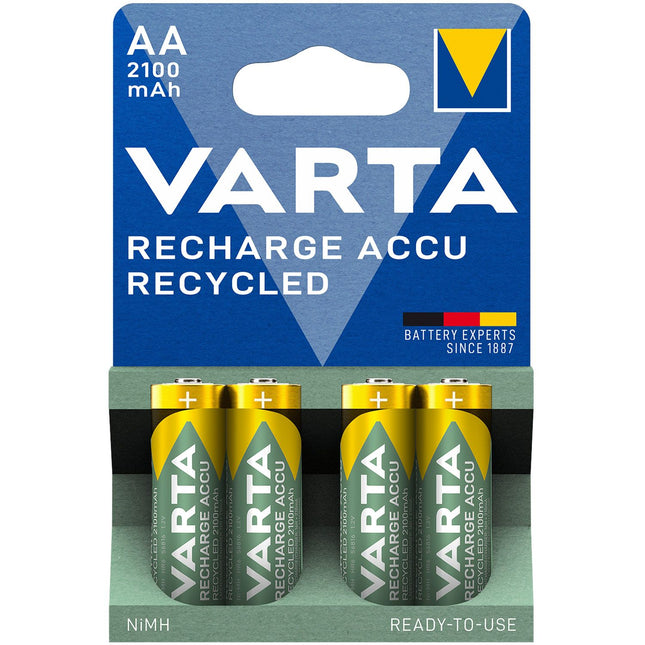 Recycling-Akku AA 2100 mAh 4-teilig