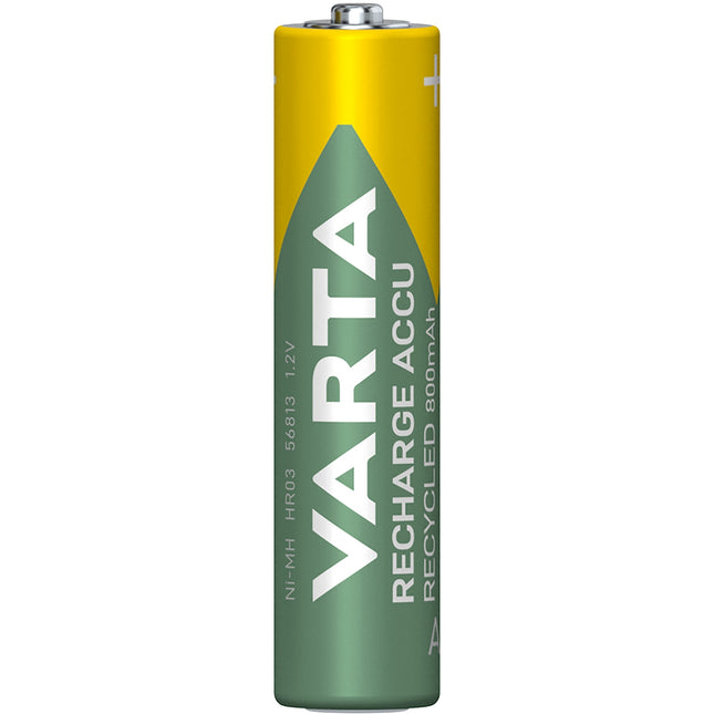 Recyclebarer Akku AAA 800 mAh 4-teilig